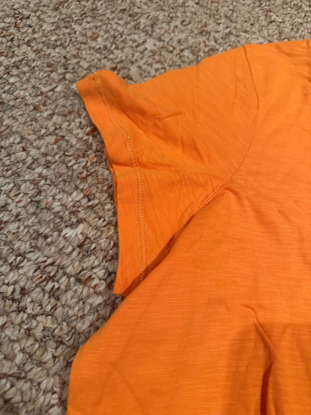 Avenue Vibrant Orange Short-Sleeve Scoop Neck Tee - Picture 5 of 7